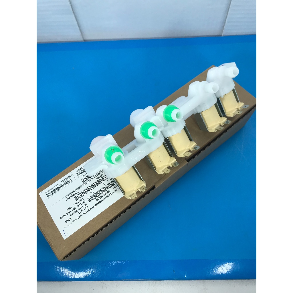 ST4640 SAMSUNG พาร์ท DC97-15459K วาล์วน้ำเข้าเครื่องซักผ้าซัมซุง VALVE WATER อะไหล่ใหม่แท้บริษัท ใช้กับรุ่น WA18M8700GV