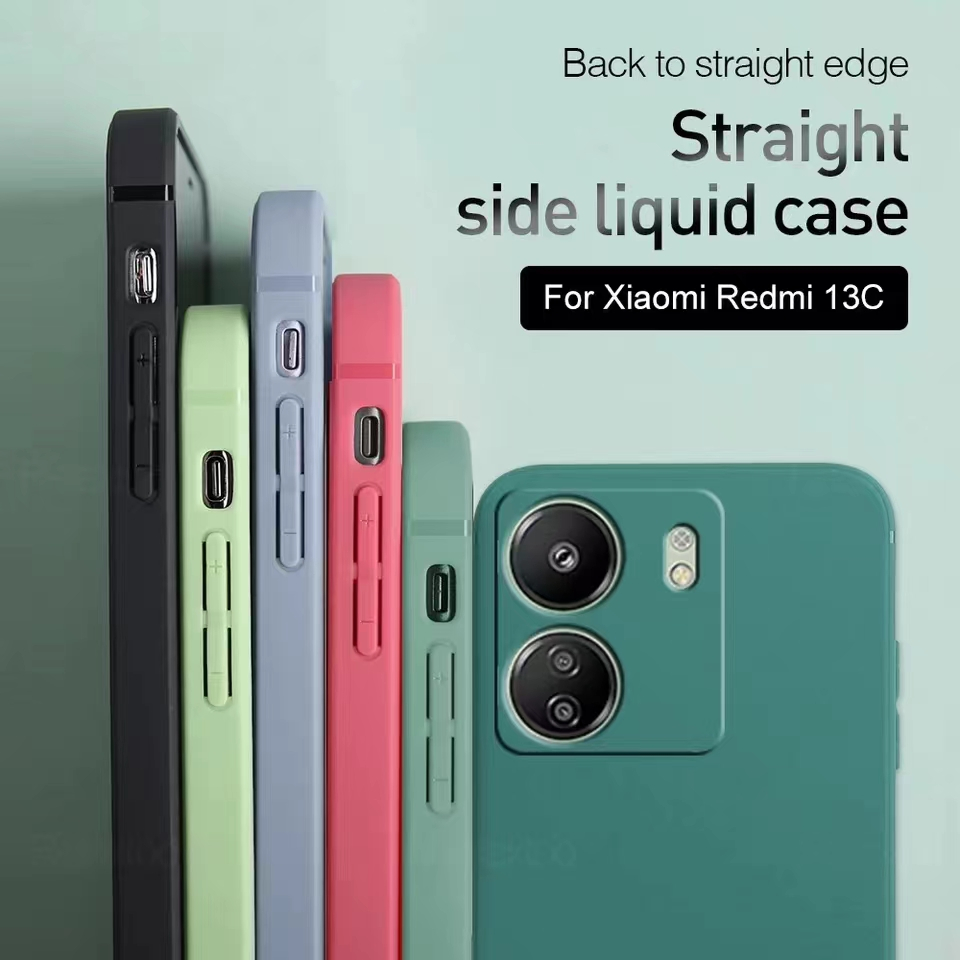 เคส กำมะหยี่ ใช้สำหรับ Xiaomi Redmi 13C / Poco C65  เคสซิริโคน สีพื้นพาสเทล โปโกC65 – โปรปัง