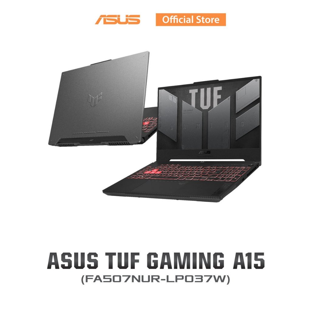 ASUS TUF Gaming A15 2023 (FA507NUR-LP037W) 15.6" FHD, 144Hz, AMD R7-7435HS, 16GB DDR5, 512GB SSD, RTX4050 6GB, W11