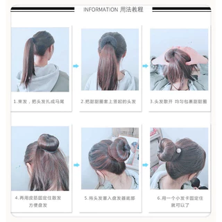 (ส่งจากเชียงใหม่) อุปกรณ์ทำผมทรงดังโงะ (ราคา:1ชิ้น) ที่ทำผมดังโงะ มวยผม เกล้าผม โดนัททำผมดังโงะ
