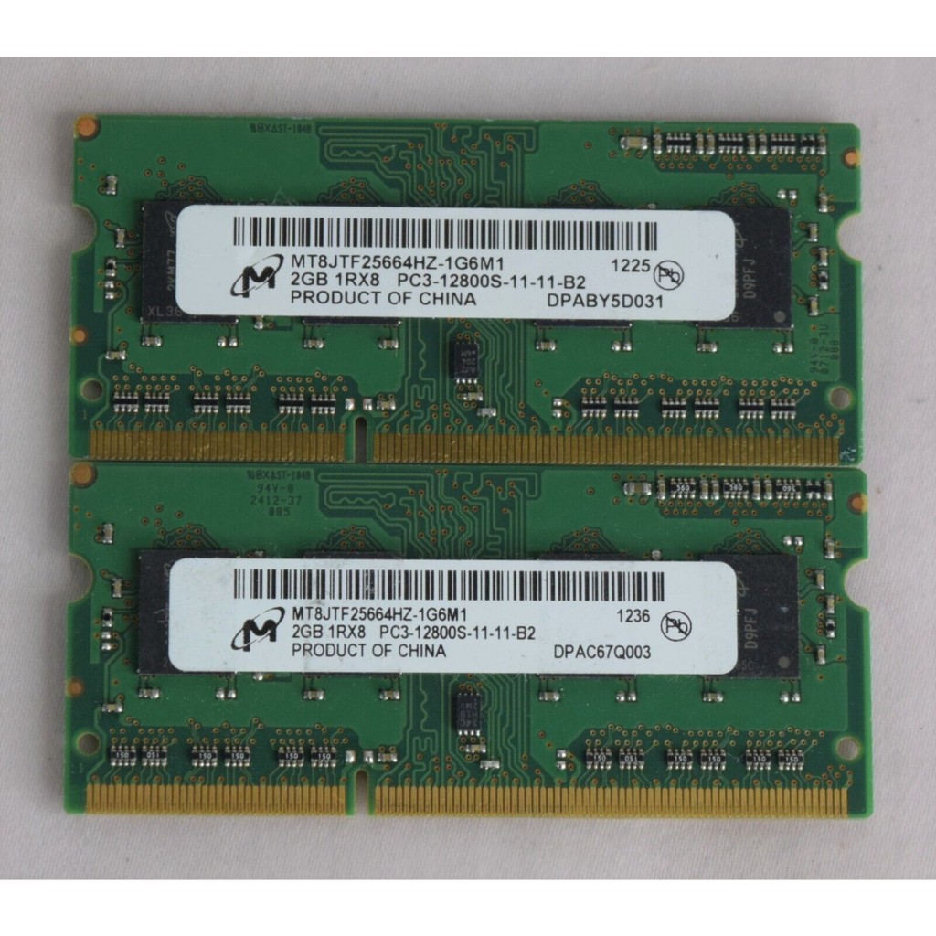 RAM แรมสำหรับ Notebook PC3 โปรโมชั่นพิเศษ ถูกกว่าที่ไหนๆ  2GB 1Rx8 PC3L-12800S