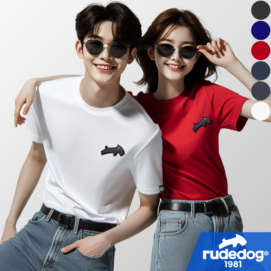 rudedog® เสื้อยืดผู้ชาย เสื้อยืดผู้หญิง รุ่น REV UP ของแท้ 100% รู้ดด็อก