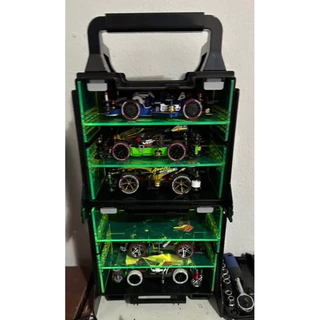 ชั้นอะคริลิค สำหรับใส่กล่องปิ่นโตทามิย่า tamiya(1 ชุดแบ่งได้3 ช่อง)