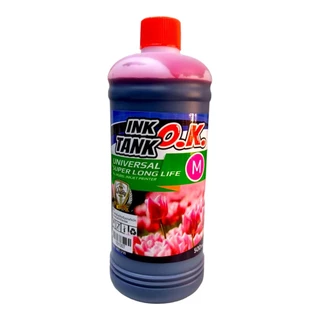 (OK-ขวดลิตร)✨ หมึกเติม ปรินเตอร์ INKTANK OK ขนาดใหญ่ ขวดลิตร 1000ccและขนาด500 cc 💥เติมปริ้นเตอร์ได้ทุกรุ่น ทุกยี่ห้อ💦