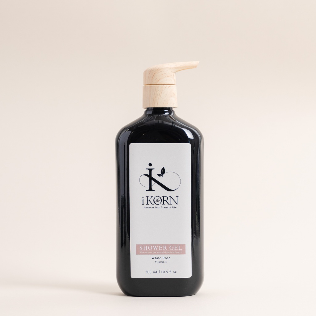 iKorn Natural based Shower Gel (Whiterose) 300 ml