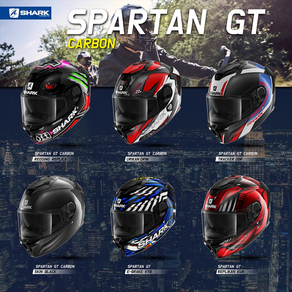 หมวกกันน็อค SHARK SPARTAN GT CARBON