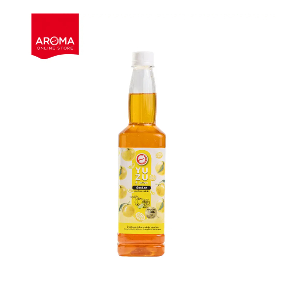 แพ็คเกจใหม่ น้ำผลไม้เข้มข้น SQUASH สควอช รสส้มยูสุ (Yuzu) AROMA 730 ml.