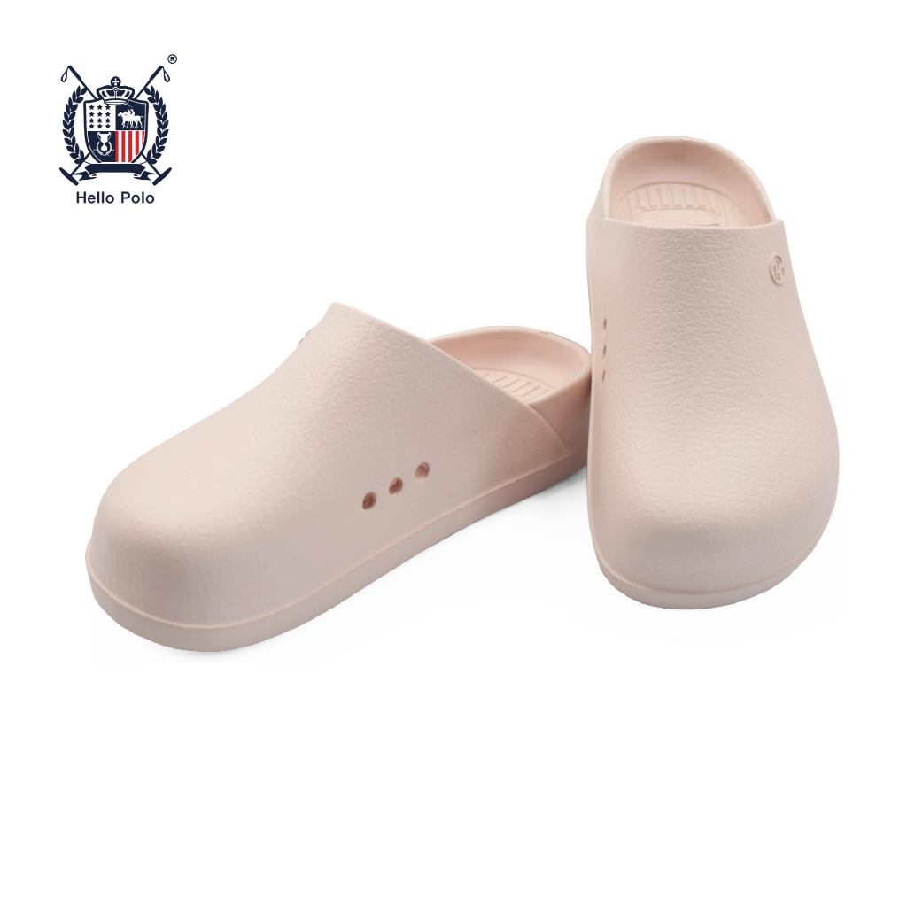 Hello Polo รองเท้าแตะพื้นนุ่ม สำหรับผู้ชายและผู้หญิง รองเท้า สุดเก๋ กันลื่นและทนทานต่อการสึกหรอสวมใส่ได้ทุกฤดูกาล HP8034
