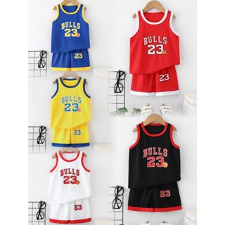 เสื้อบาสเก็ตบอลเด็ก ชุดกีฬาเด็ก แฟชั่นฤดูร้อน