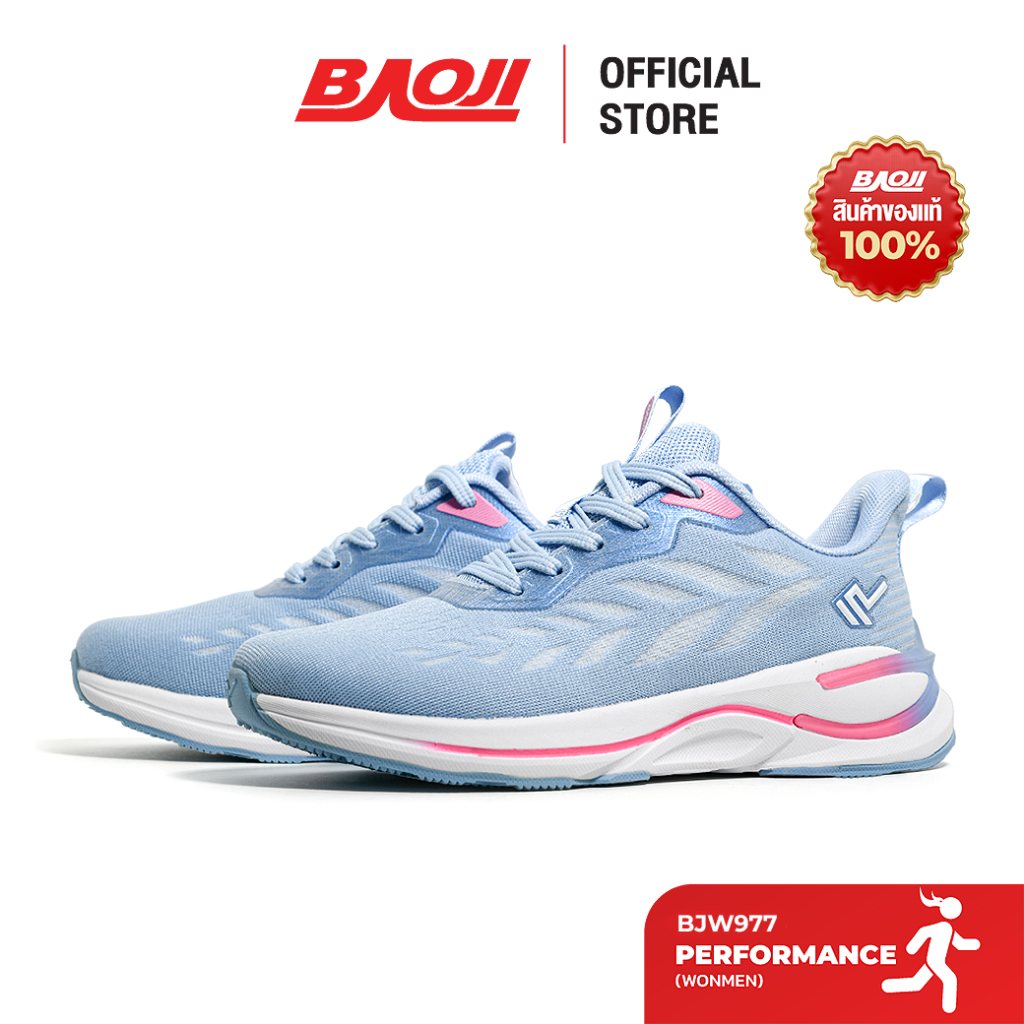Baoji บาโอจิ รองเท้าผ้าใบผู้หญิง รุ่น BJW977 สีฟ้า