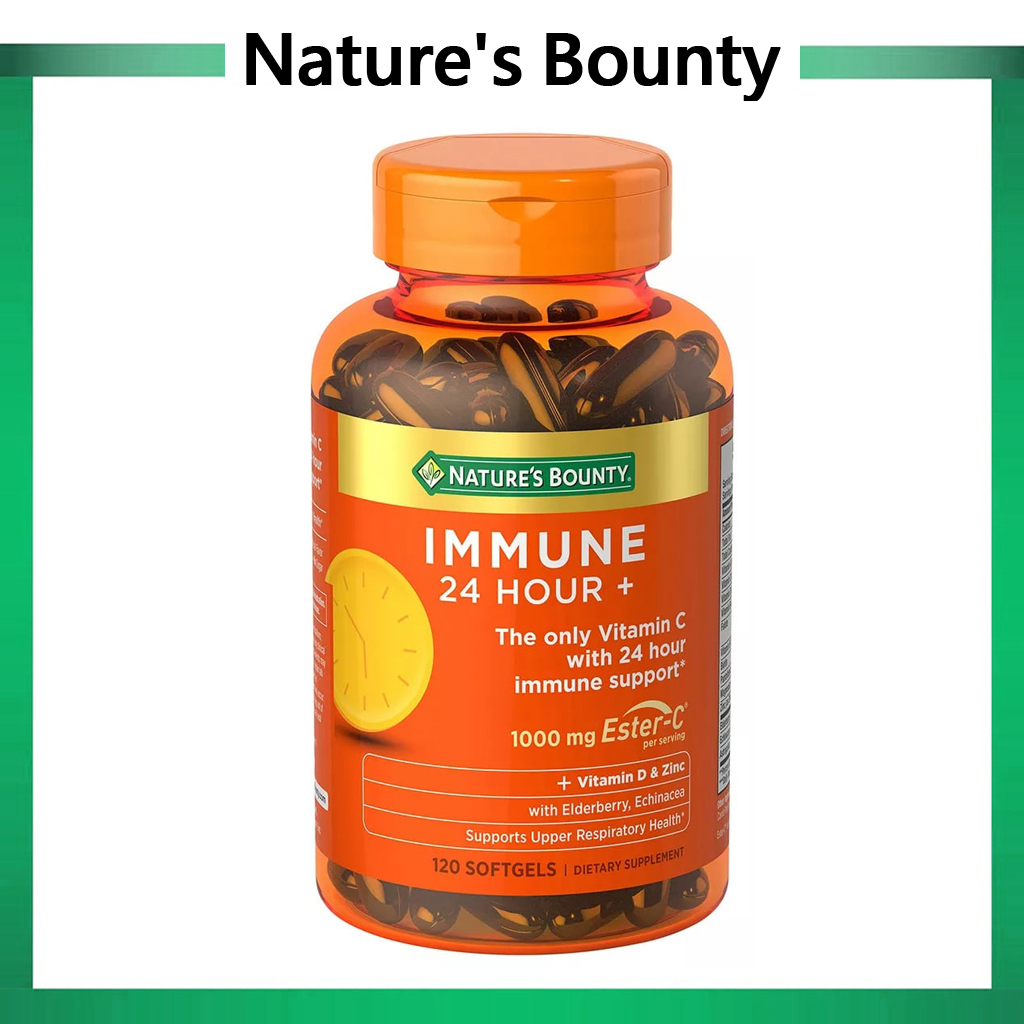 (Exp.02/2027)Nature's Bounty Immune 24 Hour 120 softgels