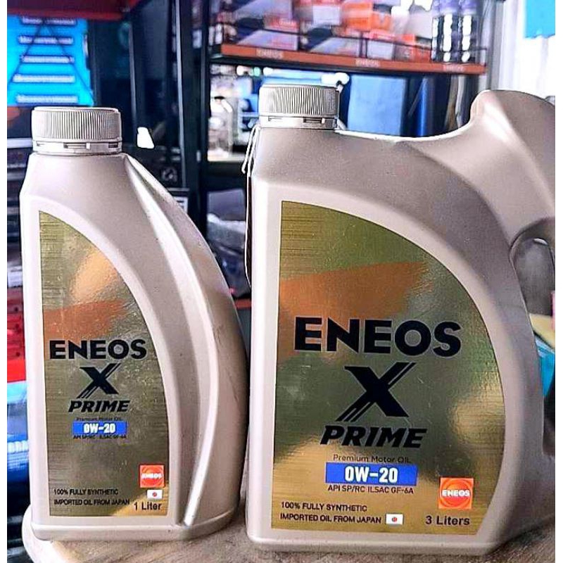 น้ำมันเครื่องยนต์เบนซิน ENEOS X Prime 0W-20 ขนาด 3+1 ลิตร