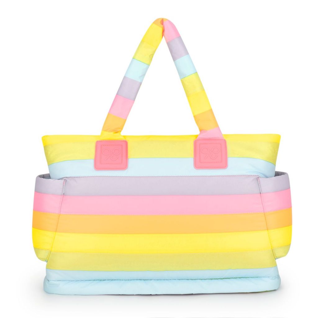 CiPU กระเป๋าคุณแม่ | กระเป๋าใส่ของเด็กอ่อน รุ่น AIRY Tote L สี New Pastel Rainbow