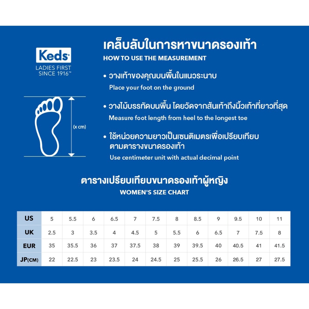 Keds รุ่น Champion Toe Cap Canvas รองเท้าผ้าใบ ผู้หญิง สี NAVY - WF67365