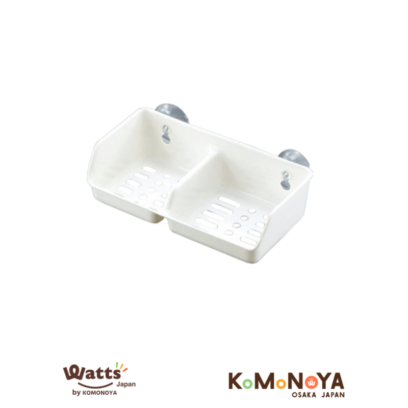 Komonoya ที่วางสบู่ฟองน้ำ ขาว #