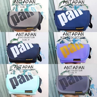 ANTAPAN MINI กระเป๋าผ้าใบรุ่นใหม่ทรงสวย ขนาด 9นิ้ว ฝาปิดแม่เหล็ก สายเบลอย่างดี ปรับสั้นยาว สะพายข้าง (ของแท้100%)