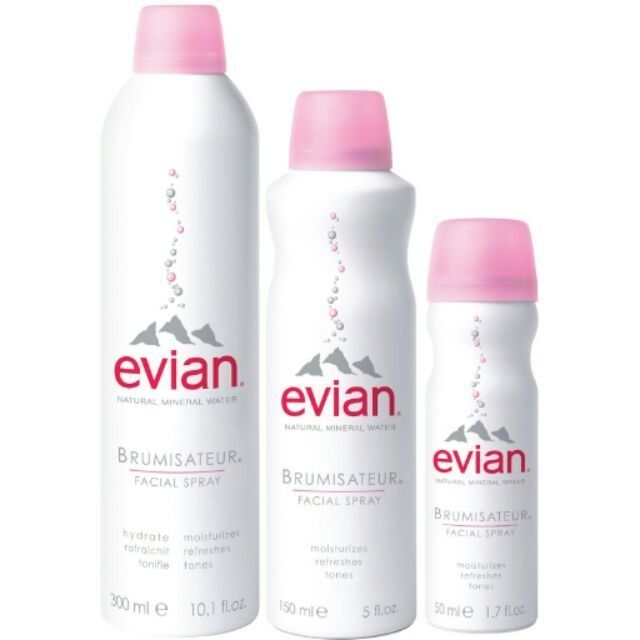 สเปรย์น้ำแร่เอเวียง Evian (ของแท้มีฉลากภาษาไทย)