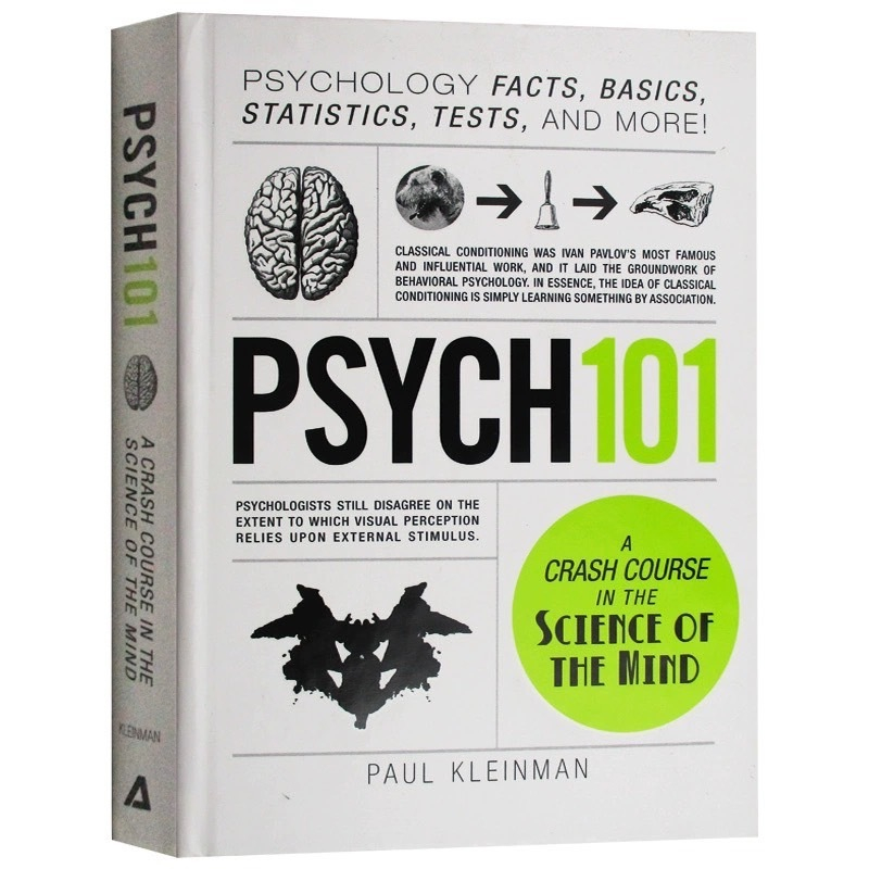 【หนังสือภาษาอังกฤษ 】 Psych 101 Psychology English book นวนิยายภาษาอังกฤษ