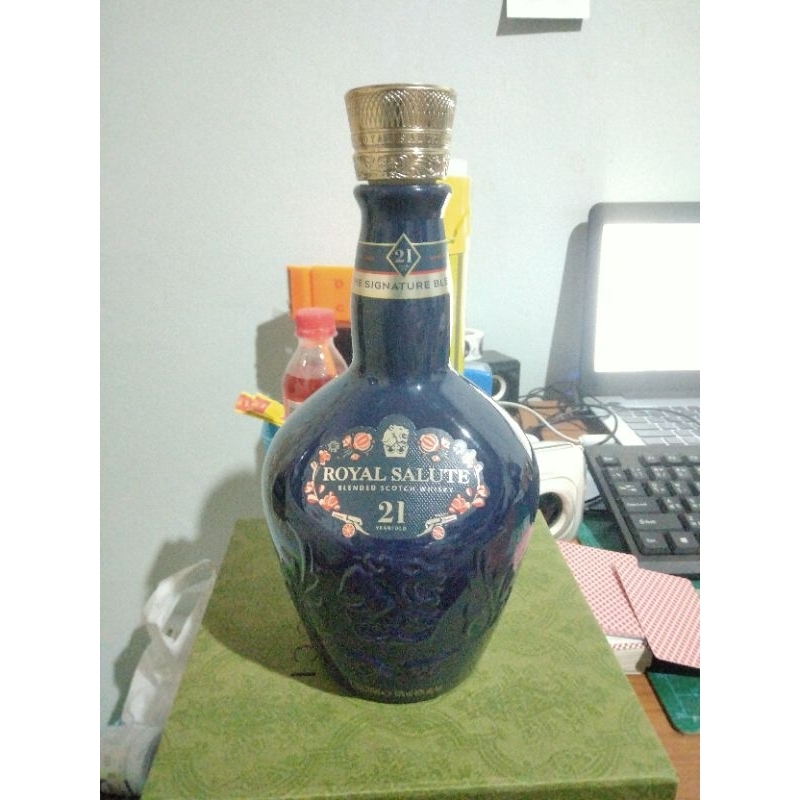 ขวดเหล้าเปล่า ROYAL SALUTE 21 พร้อมจัดส่ง