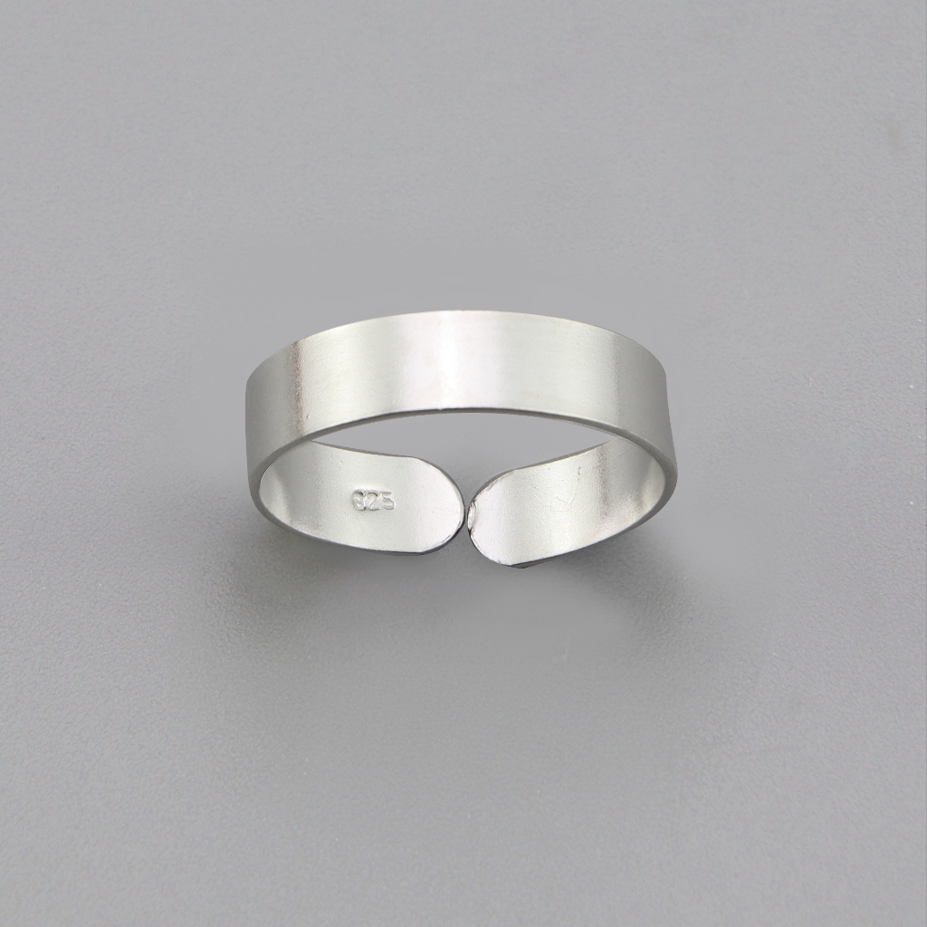 [พร้อมส่ง] Silver Thai 925 Sterling Silver Plain Adjustable Toe Ring แหวนนิ้วเท้าเงินแท้ 925 ใส่แล้วไม่แพ้