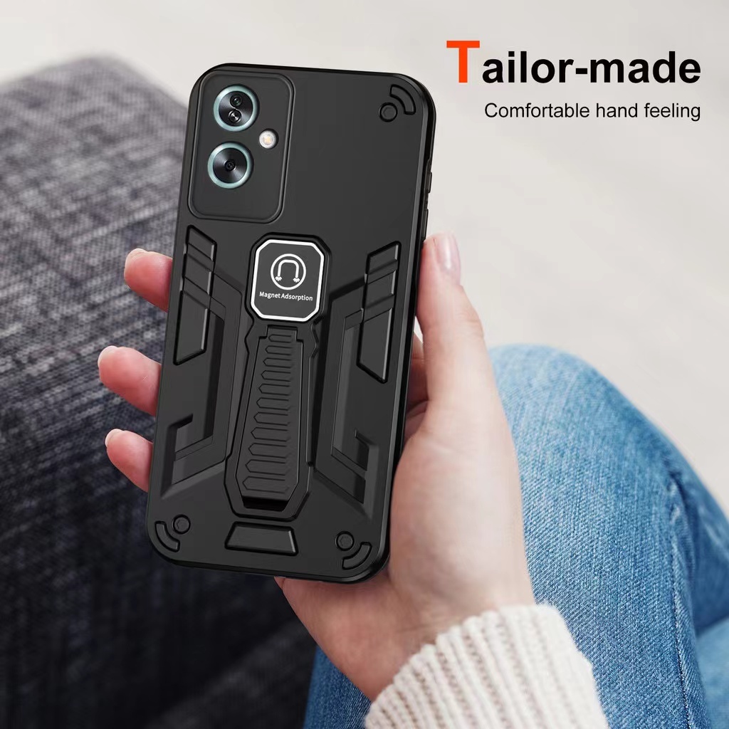เคสหุ่นยนต์ แม่เหล็ก สำหรับ Oppo A6T A6 A6X A6Pro Reno14 Pro Reno14F 13F 12F 11F Reno13 Pro Reno12 Reno15 Pro กันกระแทก