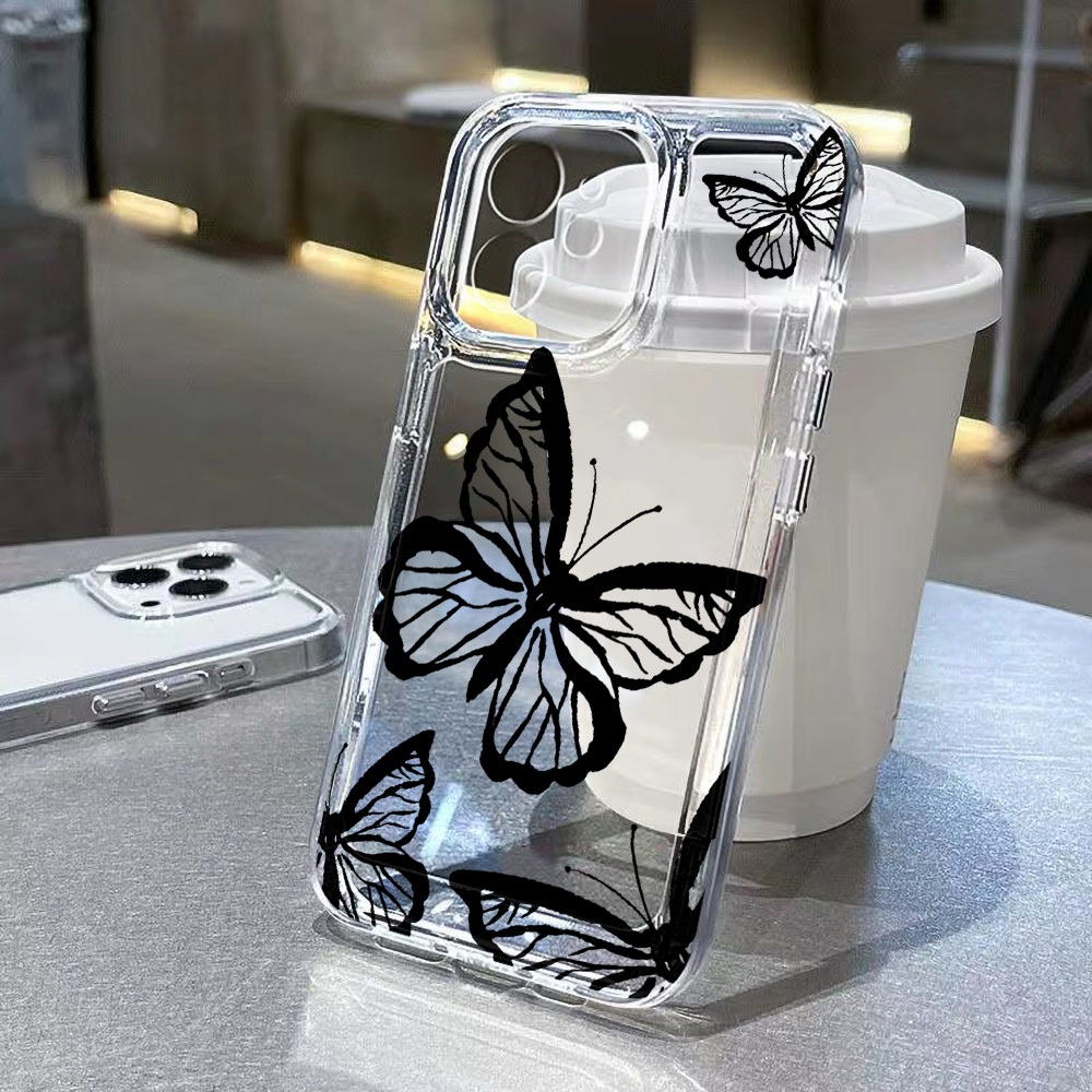 เคสโทรศัพท์ For iPhone 13 11 17 pro max Case iPhone 11 15 16 pro max 14 12 pro max XR XS Max 7 8 Plus ดอกไม้ น่ารัก