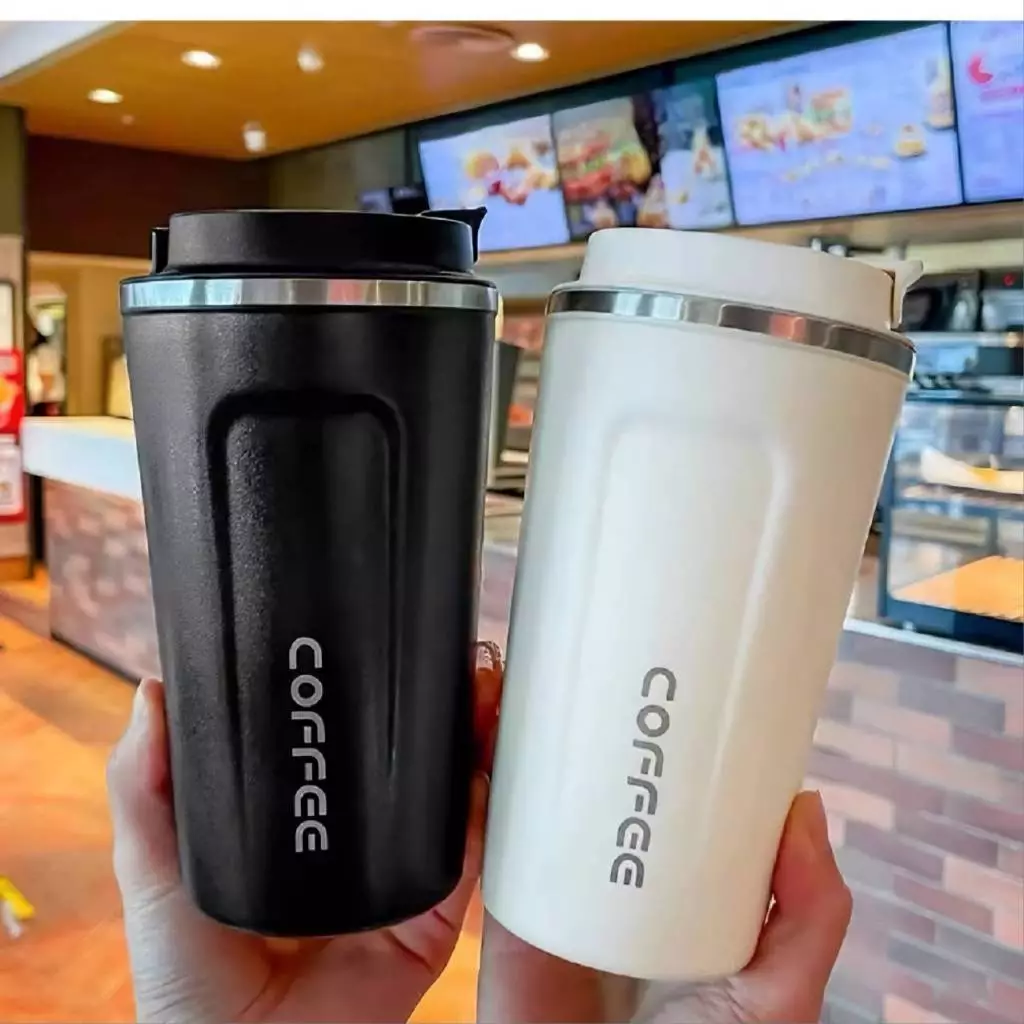 แก้วกาแฟความจุ480ml สแตนเลส มีทั้งหมด 5 สี รุ่นH005