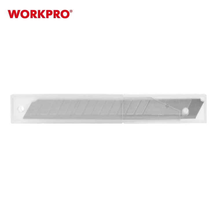 WORKPRO ใบมีดคัตเตอร์ ใบมีดพับ (SK5/SK2) 10 ใบ มีขนาด 9, 18 มม.