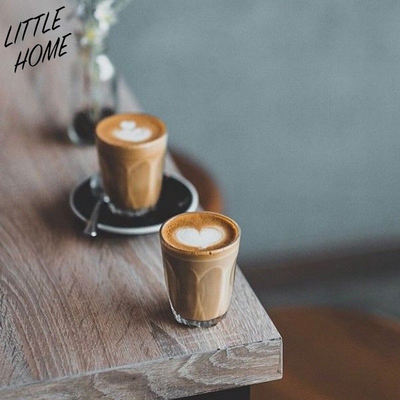 LITTLE HOME แก้วน้ำ แก้วกาแฟ Lucky glass สไตล์มินิมอล ใช้ในคาเฟ่ (A2)