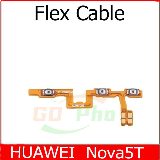 แพรสวิตช์ Huawei Nova5T switching สวิทช์เปิดปิดและปุ่มปรับระดับเสียง Flex Cable