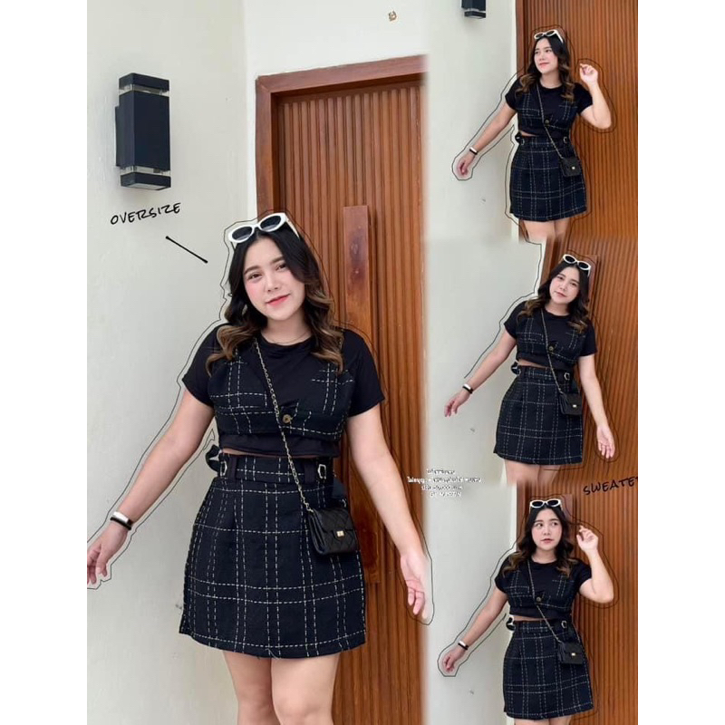 เสื้อ+กระโปรงกางเกง อก36-44“ เอว29-40“ สะโพก48”