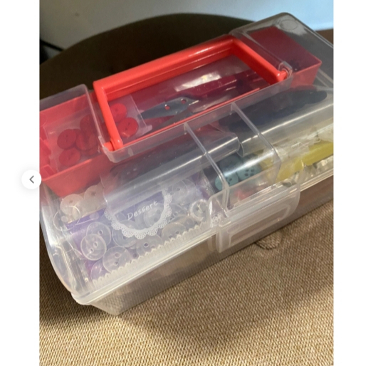 PZ กล่องเก็บของ กล่องเก็บยาพกพา กล่องเก็บของพลาสติก ฝาหูหิ้ว 2 ชั้น สำหรับ เก็บของ จัดระเบียบ ให้เรียบร้อย LC-9 - รูปที่ 2