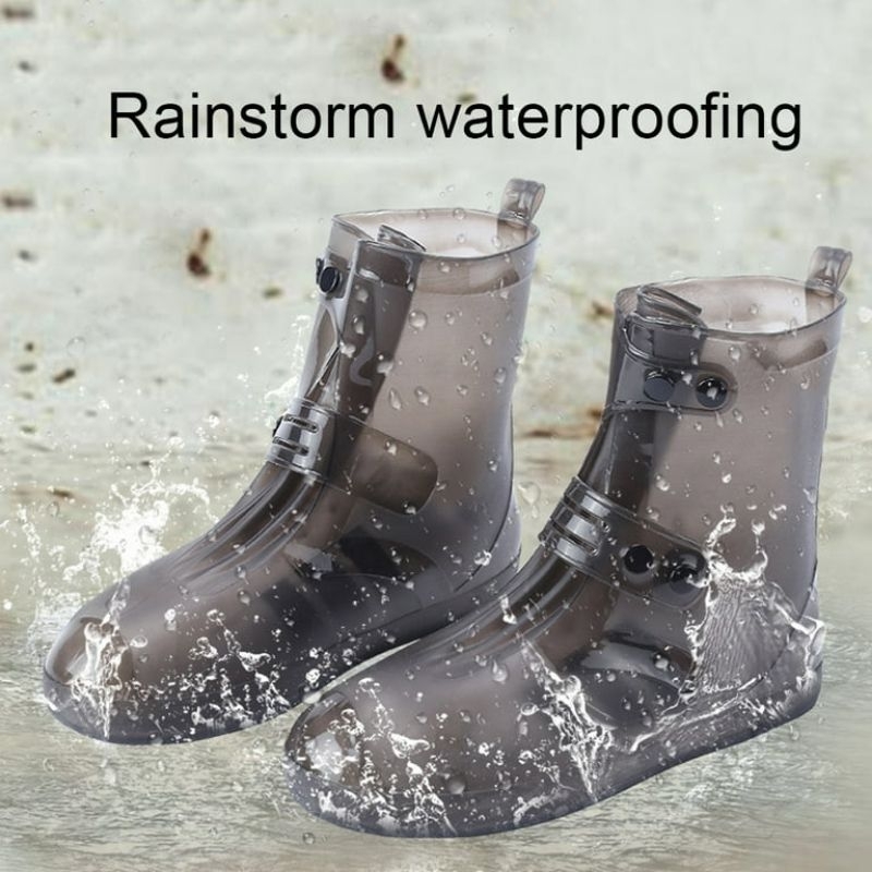 Silicone Rain Boots Waterproof Shoe Cover(DOUBLE  BREASTED)