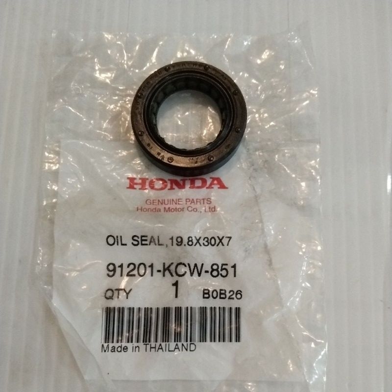 ซีลจานไฟแท้ศูนย์(ฝั่งปั้มน้ำ)CLICK,CLICK-i(19.8-30-7)เบอร์ 19