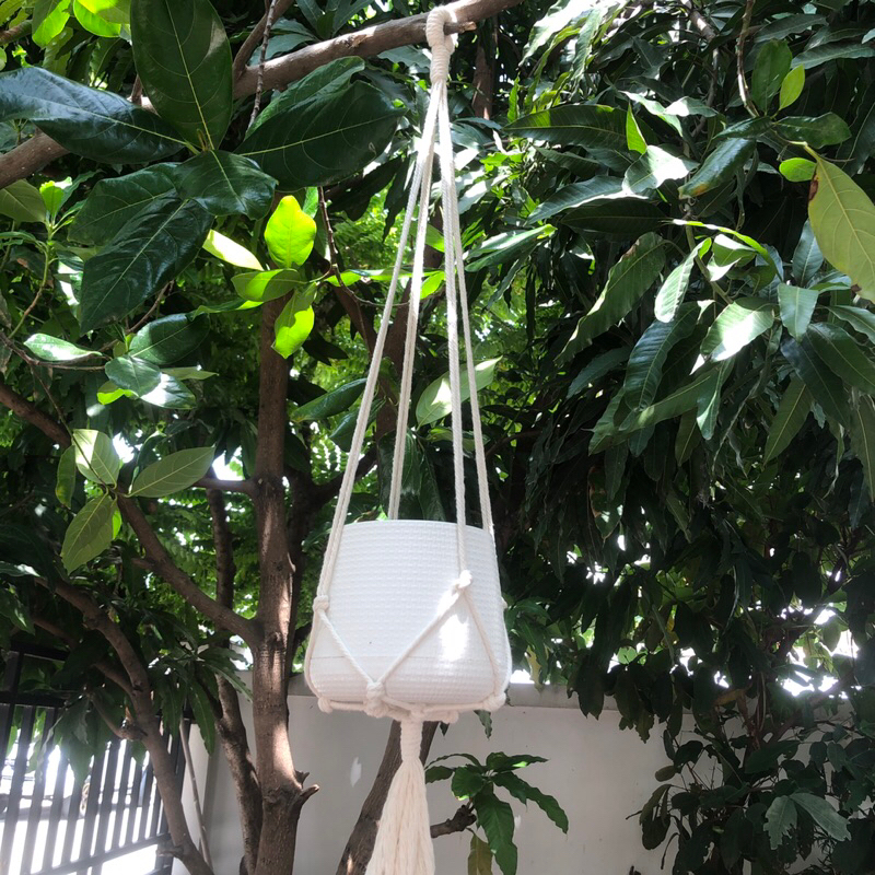 เชือกแขวนกระถาง เชือกคาราเม่ พร้อมส่ง