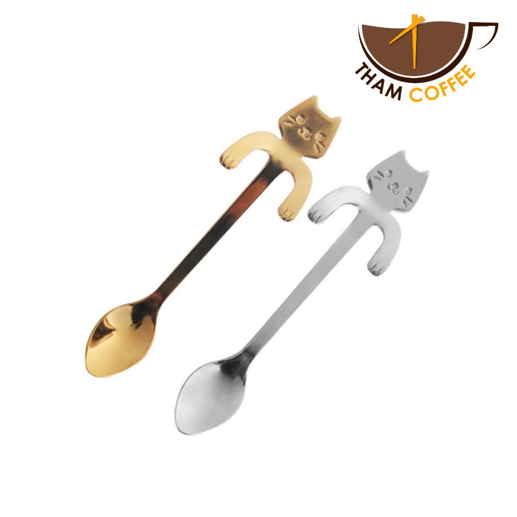 ช้อนกาแฟแตนเลส ช้อนชงกาแฟ ช้อนเล็ก Coffee spoon Tham coffee