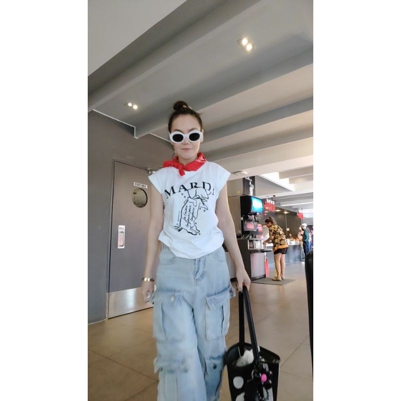 เสื้อกล้ามแขนล้ำ ลายMardi