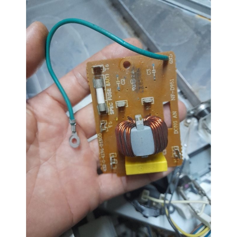 บอร์ดไฟเข้าไมโครเวฟ SANYO รุ่น EM-T856C มือสองของแท้100%