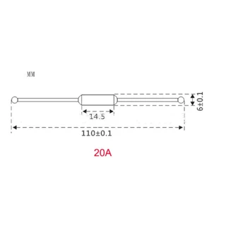1 ชิ้น เทอร์โมฟิวส์ ฟิวส์หม้อหุงข้าว 10A/15A/20A 250V 130/155/165/172/185/192/200/216/240 องศาเซลเซียส ฟิวส์ความร้อน