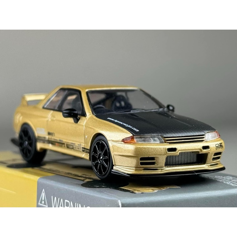▫️Top Secret Gold Nissan Skyline GT-R VR32 ( R32 ) #431 [ JAPAN EXCLUSIVE PRODUCT ] Scale 1:64 ยี่ห้อ Minigt ราคา ถูกที่สุด ดีลบีเคเค แกลเลอรีภาพที่ 2
