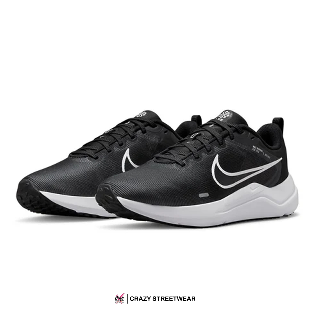 Nike Downshifter 12 'Black White' (DD9293-001 / DD9294-001) สินค้าลิขสิทธิ์แท้ Nike รองเท้า ไนกี้ของแท้ รองเท้าวิ่ง