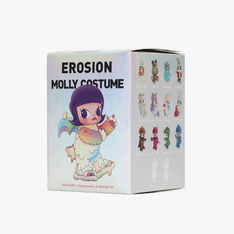 [พร้อมส่ง] POP MART Molly X Instinctoy Erosion Molly Costume มอลลี่ มงกุฎ หนาม เรืองแสง  แกะตัว