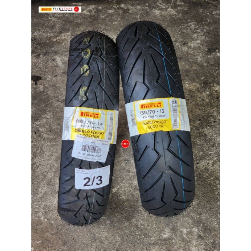 ใหม่PIRELLI DIABLO ROSSO SCOOTER สำหรับ ADV160,PCX160,SR GT200