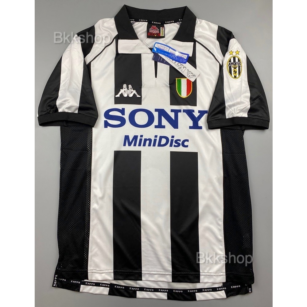 เสื้อบอล ย้อนยุค ยูเวนตุส 1997 เหย้า Retro Juventus 1997-98 Home เรโทร คลาสสิค 1997-98