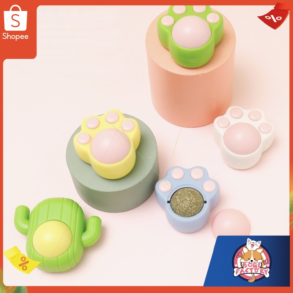 Boqi Factory แคทนิปบอล ติดกำแพง ไม่กลิ้งหาย catnip ball กัญชาแมว Xnip