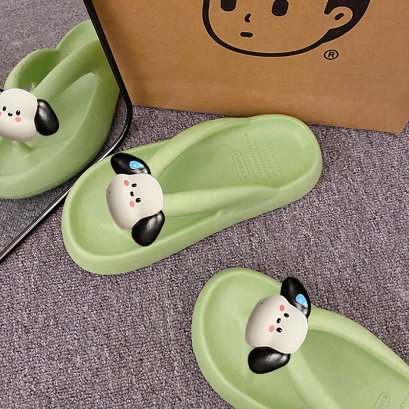 Walkon มาแรงฮิตสุด รองเท้าหูหนีบผู้หญิง รุ่นนี้ทรงเข้ารูป ติดการ์ตูนน้องหมาแพนด้า แบบเก๋ๆให้ด้วยน๊าาใส่แล้วหวาน น่ารักสุ - รูปที่ 5