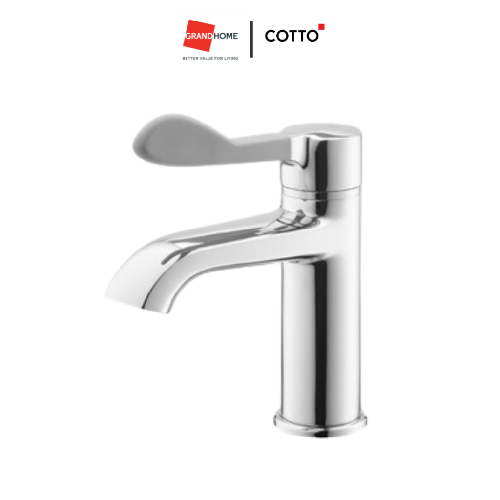 ก๊อกน้ำ ก๊อกน้ำอ่างล้างหน้า อ่างล้างหน้า ก๊อกน้ำล้างมือ ก๊อกเดี่ยวอ่างล้างหน้า แบรนด์ COTTO รุ่น CT1
