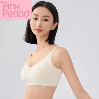 Pink Period เจลลี่บรา บราไร้ขอบ ฟองน้ำบาง เก็บเนื้อด้านข้าง ไร้โครง ใส่สบาย เนื้อผ้านิ่ม เก็บทรงดี