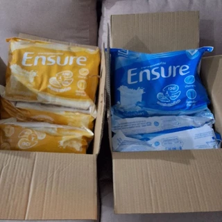 พร้อมส่ง ensure เอนชัวร์ แบบถุงเติม กลิ่น วานิลลา และ ธัญพืช สูตรหวานน้อย ชนิดผง ขนาด 2400 กรัม