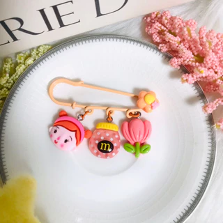 🌷KN16 เข็มกลัดแฟชั่น สไตล์แฟชั่นเกาหลี 6 ซม.(พร้อมส่ง)